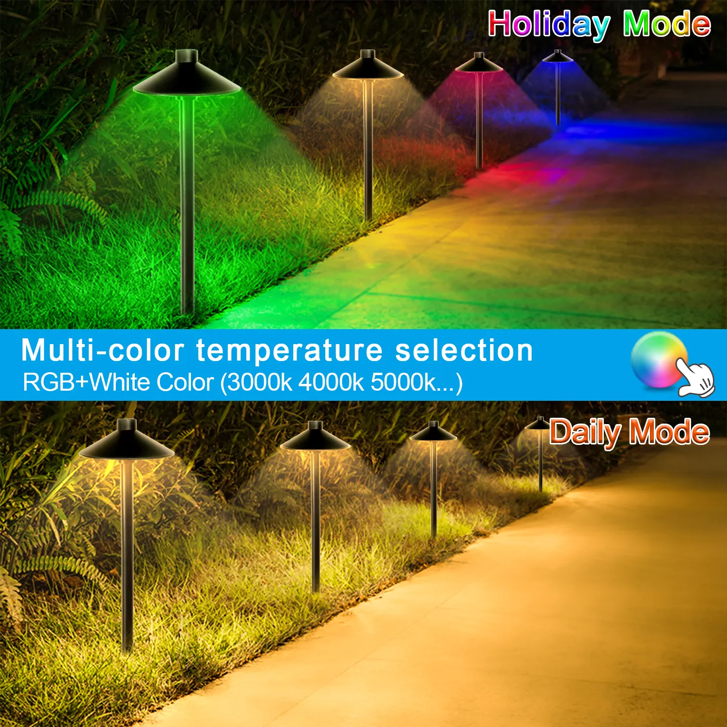 led landscape path lights